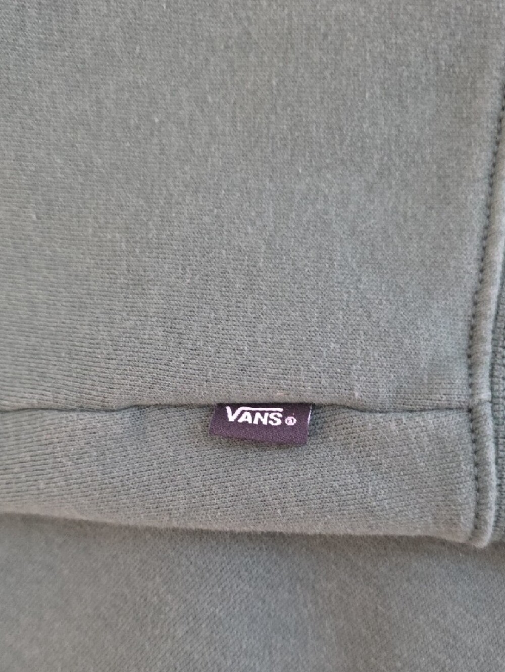 Vans Dark Green Full-Zip Kids Hoodie - Picture 5 of 8